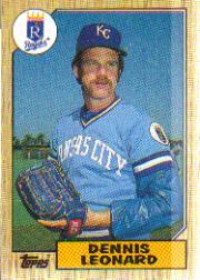 1987 Topps Baseball Cards      038      Dennis Leonard